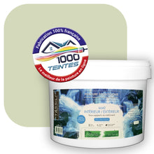 Charger l&#39;image dans la galerie, Peinture écologique Natura Tassili® Les Verts (L&#39;Atelier by Edicolor 195B/195-B/195B1) Intérieur/Extérieur MAT

