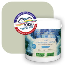 Charger l&#39;image dans la galerie, Peinture écologique Natura Tassili® Les Verts (L&#39;Atelier by Edicolor 196B/196-B/196B1) Intérieur/Extérieur MAT
