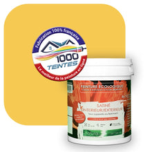 Charger l&#39;image dans la galerie, Peinture écologique Natura Tassili® Les Jaunes (L&#39;Atelier by Edicolor 079D/079-D/079D1) Intérieur/Extérieur SATIN
