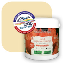 Charger l&#39;image dans la galerie, Peinture écologique Natura Tassili® Les Jaunes (L&#39;Atelier by Edicolor 081B/081-B/081B1) Intérieur/Extérieur SATIN
