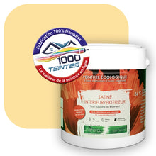 Charger l&#39;image dans la galerie, Peinture écologique Natura Tassili® Les Jaunes (L&#39;Atelier by Edicolor 081C/081-C/081C1) Intérieur/Extérieur SATIN
