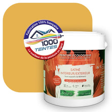 Charger l&#39;image dans la galerie, Peinture écologique Natura Tassili® Les Jaunes (L&#39;Atelier by Edicolor 082E/082-E/082E1) Intérieur/Extérieur SATIN

