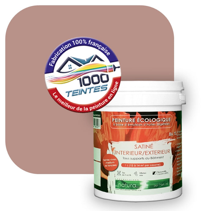 Peinture écologique Natura Tassili® Les Rouges (L'Atelier by Edicolor 099B/099-B/099B1) Intérieur/Extérieur SATIN