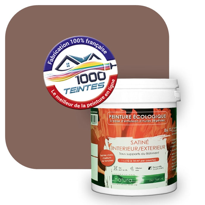 Peinture écologique Natura Tassili® Les Rouges (L'Atelier by Edicolor 099D/099-D/099D1) Intérieur/Extérieur SATIN