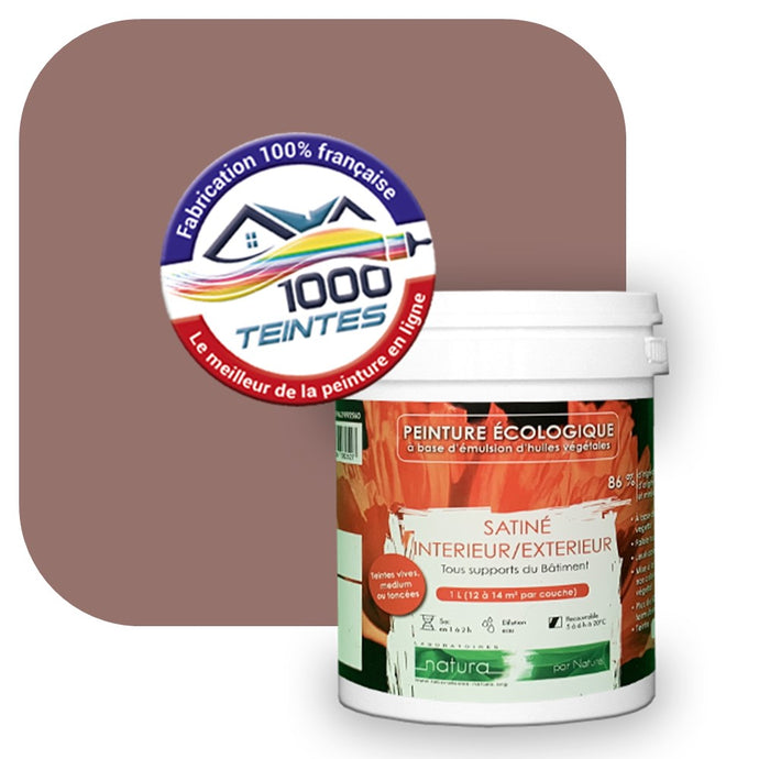 Peinture écologique Natura Tassili® Les Rouges (L'Atelier by Edicolor 100D/100-D/100D1) Intérieur/Extérieur SATIN