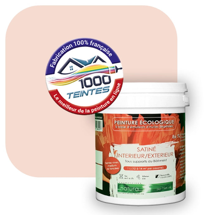 Peinture écologique Natura Tassili® Les Rouges (L'Atelier by Edicolor 105A/105-A/105A1) Intérieur/Extérieur SATIN