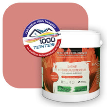 Charger l&#39;image dans la galerie, Peinture écologique Natura Tassili® Les Rouges (L&#39;Atelier by Edicolor 105C/105-C/105C1) Intérieur/Extérieur SATIN
