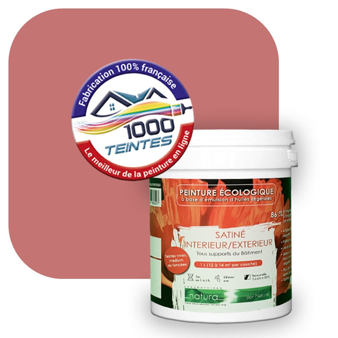 Peinture écologique Natura Tassili® Les Rouges (L'Atelier by Edicolor 105D/105-D/105D1) Intérieur/Extérieur SATIN