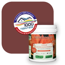 Charger l&#39;image dans la galerie, Peinture écologique Natura Tassili® Les Rouges (L&#39;Atelier by Edicolor 109E/109-E/109E1) Intérieur/Extérieur SATIN
