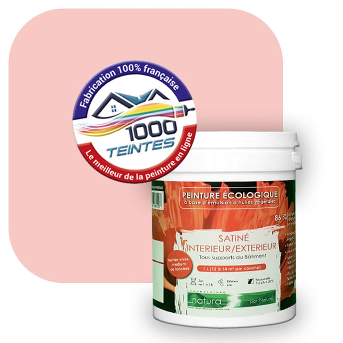 Peinture écologique Natura Tassili® Les Rouges (L'Atelier by Edicolor 111B/111-B/111B1) Intérieur/Extérieur SATIN