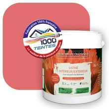 Charger l&#39;image dans la galerie, Peinture écologique Natura Tassili® Les Rouges (L&#39;Atelier by Edicolor 112B/112-B/112B1) Intérieur/Extérieur SATIN
