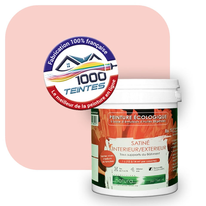 Peinture écologique Natura Tassili® Les Rouges (L'Atelier by Edicolor 113A/113-A/113A1) Intérieur/Extérieur SATIN