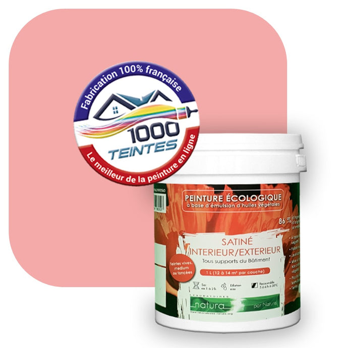 Peinture écologique Natura Tassili® Les Rouges (L'Atelier by Edicolor 113B/113-B/113B1) Intérieur/Extérieur SATIN