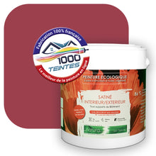 Charger l&#39;image dans la galerie, Peinture écologique Natura Tassili® Les Rouges (L&#39;Atelier by Edicolor 113E/113-E/113E1) Intérieur/Extérieur SATIN
