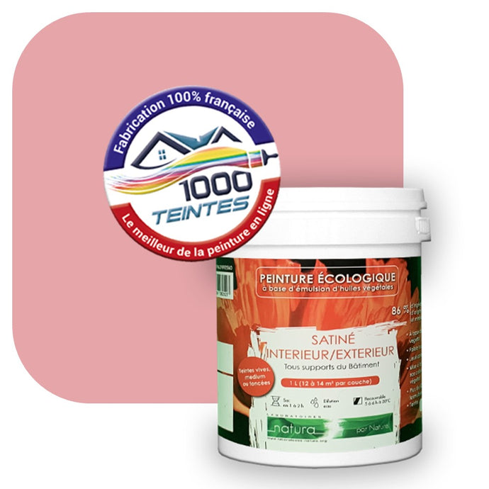 Peinture écologique Natura Tassili® Les Rouges (L'Atelier by Edicolor 114C/114-C/114C1) Intérieur/Extérieur SATIN