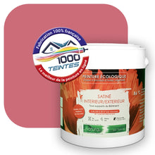 Charger l&#39;image dans la galerie, Peinture écologique Natura Tassili® Les Rouges (L&#39;Atelier by Edicolor 114D/114-D/114D1) Intérieur/Extérieur SATIN

