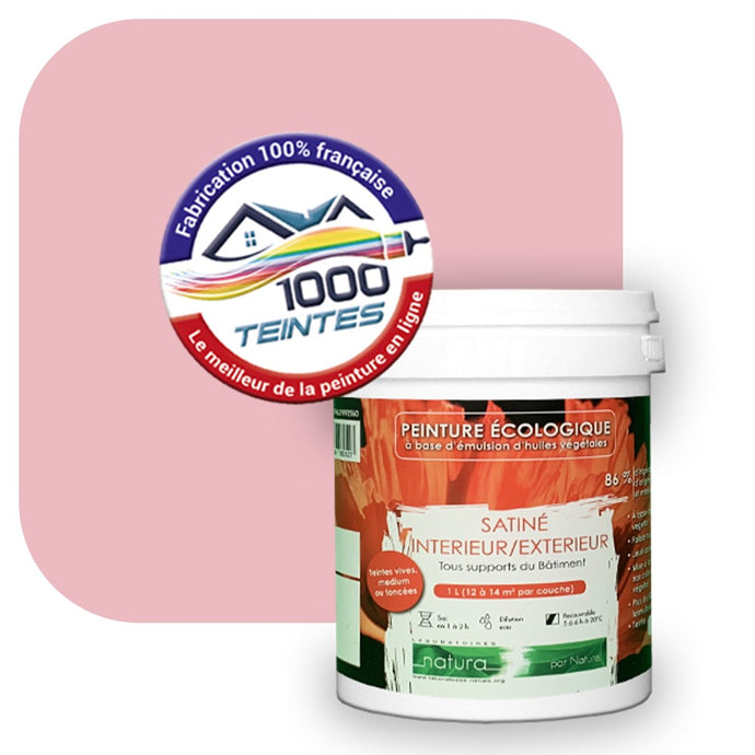 Peinture écologique Natura Tassili® Les Rouges (L'Atelier by Edicolor 115A/115-A/115A1) Intérieur/Extérieur SATIN