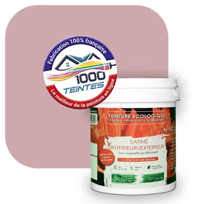 Peinture écologique Natura Tassili® Les Rouges (L'Atelier by Edicolor 116C/116-C/116C1) Intérieur/Extérieur SATIN