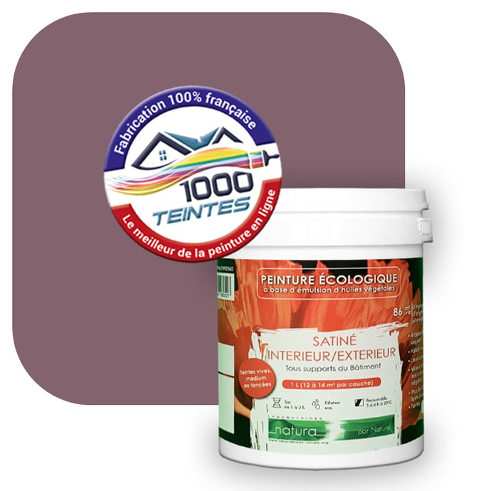 Peinture écologique Natura Tassili® Les Rouges (L'Atelier by Edicolor 116E/116-E/116E1) Intérieur/Extérieur SATIN