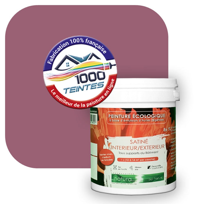 Peinture écologique Natura Tassili® Les Rouges (L'Atelier by Edicolor 117C/117-C/117C1) Intérieur/Extérieur SATIN