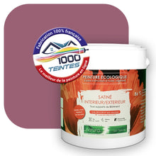 Charger l&#39;image dans la galerie, Peinture écologique Natura Tassili® Les Rouges (L&#39;Atelier by Edicolor 117C/117-C/117C1) Intérieur/Extérieur SATIN
