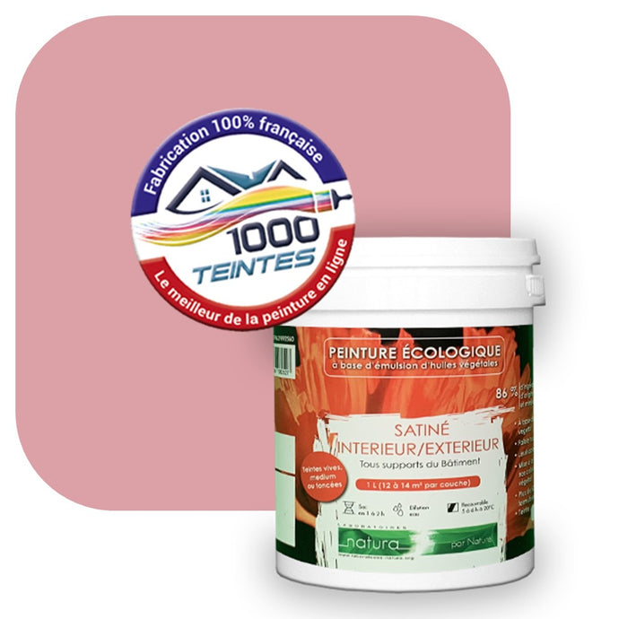 Peinture écologique Natura Tassili® Les Rouges (L'Atelier by Edicolor 118B/118-B/118B1) Intérieur/Extérieur SATIN