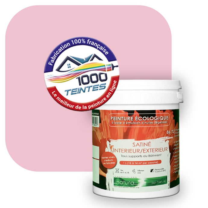 Peinture écologique Natura Tassili® Les Rouges (L'Atelier by Edicolor 120C/120-C/120C1) Intérieur/Extérieur SATIN