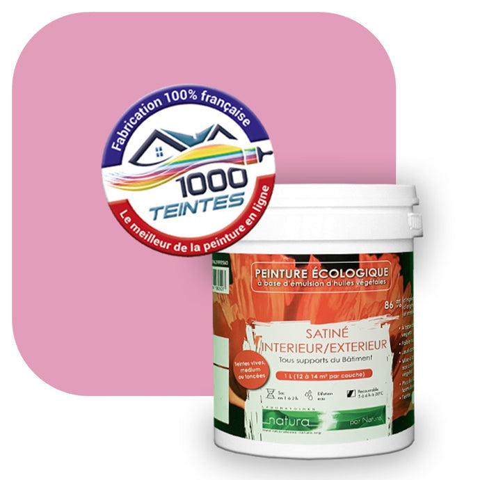 Peinture écologique Natura Tassili® Les Violets (L'Atelier by Edicolor 122B/122-B/122B1) Intérieur/Extérieur SATIN