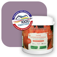 Charger l&#39;image dans la galerie, Peinture écologique Natura Tassili® Les Violets (L&#39;Atelier by Edicolor 127B/127-B/127B1) Intérieur/Extérieur SATIN
