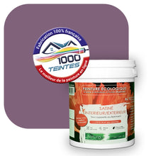 Charger l&#39;image dans la galerie, Peinture écologique Natura Tassili® Les Violets (L&#39;Atelier by Edicolor 127C/127-C/127C1) Intérieur/Extérieur SATIN
