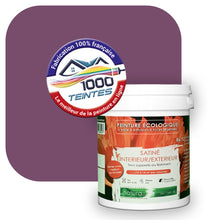 Charger l&#39;image dans la galerie, Peinture écologique Natura Tassili® Les Violets (L&#39;Atelier by Edicolor 128C/128-C/128C1) Intérieur/Extérieur SATIN
