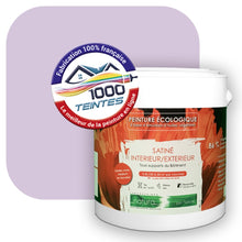 Charger l&#39;image dans la galerie, Peinture écologique Natura Tassili® Les Violets (L&#39;Atelier by Edicolor 129C/129-C/129C1) Intérieur/Extérieur SATIN
