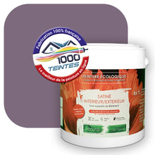 Charger l&#39;image dans la galerie, Peinture écologique Natura Tassili® Les Violets (L&#39;Atelier by Edicolor 131E/131-E/131E1) Intérieur/Extérieur SATIN
