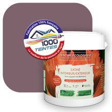 Charger l&#39;image dans la galerie, Peinture écologique Natura Tassili® Les Violets (L&#39;Atelier by Edicolor 132E/132-E/132E1) Intérieur/Extérieur SATIN
