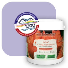Charger l&#39;image dans la galerie, Peinture écologique Natura Tassili® Les Violets (L&#39;Atelier by Edicolor 136B/136-B/136B1) Intérieur/Extérieur SATIN
