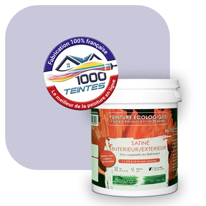 Peinture écologique Natura Tassili® Les Violets (L'Atelier by Edicolor 137A/137-A/137A1) Intérieur/Extérieur SATIN