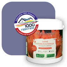 Charger l&#39;image dans la galerie, Peinture écologique Natura Tassili® Les Violets (L&#39;Atelier by Edicolor 137D/137-D/137D1) Intérieur/Extérieur SATIN

