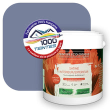 Charger l&#39;image dans la galerie, Peinture écologique Natura Tassili® Les Violets (L&#39;Atelier by Edicolor 140D/140-D/140D1) Intérieur/Extérieur SATIN
