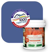 Charger l&#39;image dans la galerie, Peinture écologique Natura Tassili® Les Bleus (L&#39;Atelier by Edicolor 142E/142-E/142E1) Intérieur/Extérieur SATIN
