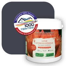 Charger l&#39;image dans la galerie, Peinture écologique Natura Tassili® Les Bleus (L&#39;Atelier by Edicolor 144E/144-E/144E1) Intérieur/Extérieur SATIN
