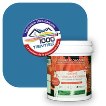 Charger l&#39;image dans la galerie, Peinture écologique Natura Tassili® Les Bleus (L&#39;Atelier by Edicolor 155D/155-D/155D1) Intérieur/Extérieur SATIN
