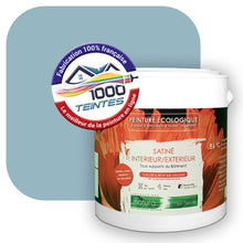 Charger l&#39;image dans la galerie, Peinture écologique Natura Tassili® Les Bleus (L&#39;Atelier by Edicolor 157D/157-D/157D1) Intérieur/Extérieur SATIN
