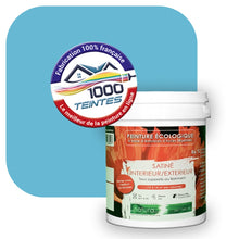 Charger l&#39;image dans la galerie, Peinture écologique Natura Tassili® Les Bleus (L&#39;Atelier by Edicolor 158C/158-C/158C1) Intérieur/Extérieur SATIN
