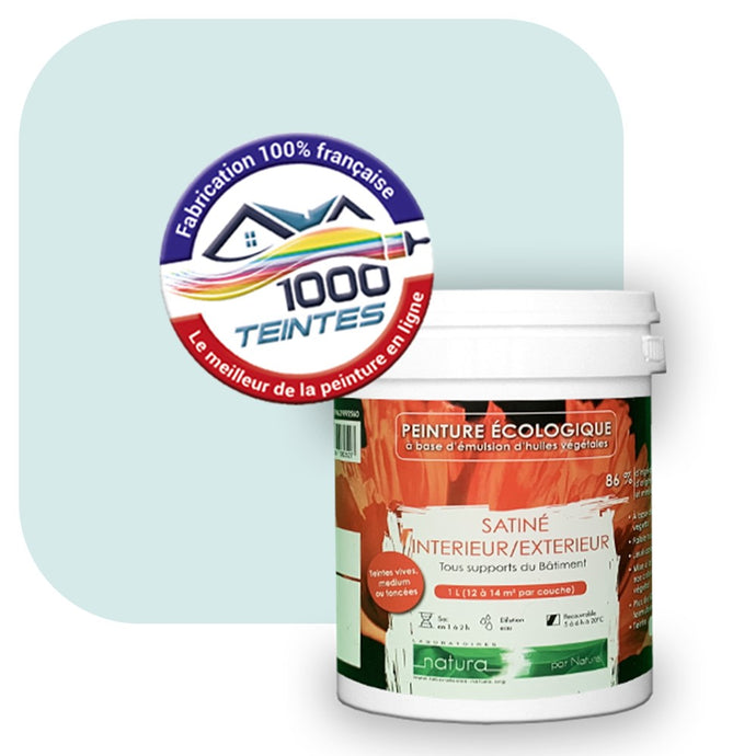Peinture écologique Natura Tassili® Les Bleus (L'Atelier by Edicolor 159A/159-A/159A1) Intérieur/Extérieur SATIN