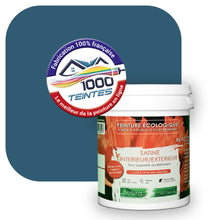 Charger l&#39;image dans la galerie, Peinture écologique Natura Tassili® Les Bleus (L&#39;Atelier by Edicolor 159E/159-E/159E1) Intérieur/Extérieur SATIN
