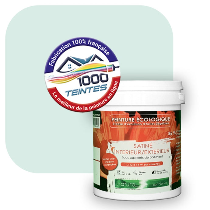 Peinture écologique Natura Tassili® Les Bleus (L'Atelier by Edicolor 163A/163-A/163A1) Intérieur/Extérieur SATIN