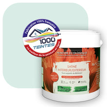 Charger l&#39;image dans la galerie, Peinture écologique Natura Tassili® Les Bleus (L&#39;Atelier by Edicolor 163A/163-A/163A1) Intérieur/Extérieur SATIN
