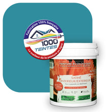 Charger l&#39;image dans la galerie, Peinture écologique Natura Tassili® Les Bleus (L&#39;Atelier by Edicolor 163D/163-D/163D1) Intérieur/Extérieur SATIN
