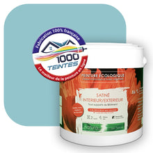 Charger l&#39;image dans la galerie, Peinture écologique Natura Tassili® Les Bleus (L&#39;Atelier by Edicolor 164C/164-C/164C1) Intérieur/Extérieur SATIN
