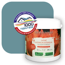 Charger l&#39;image dans la galerie, Peinture écologique Natura Tassili® Les Bleus (L&#39;Atelier by Edicolor 165D/165-D/165D1) Intérieur/Extérieur SATIN
